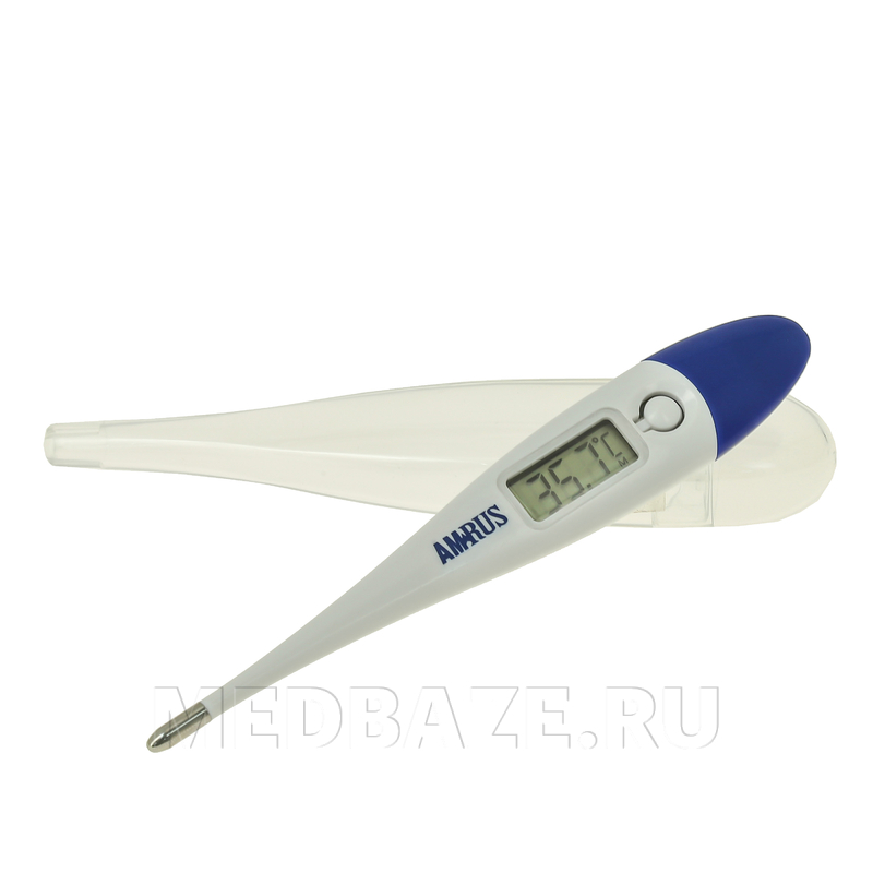 Термометр медицинский цифровой, базовый с увеличенным дисплеем, AMDT-10, Amrus