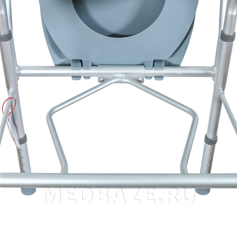 Кресло-туалет облегченное, со спинкой, регулируемое по высоте, AMCB6808, Amrus