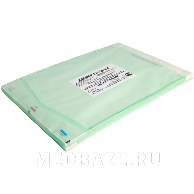 Пакет для стерилизации самоклеющийся (пленка) 300*390 мм, DGM, 100 шт/уп