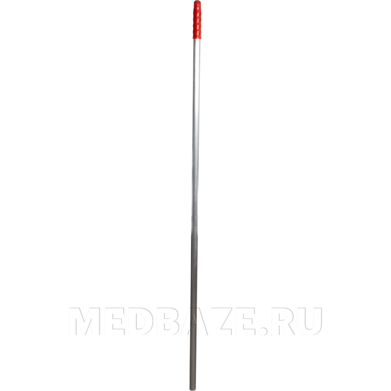 Ручка алюминиевая для флаундера, 140 см, d 22 мм, (R0232), красная
