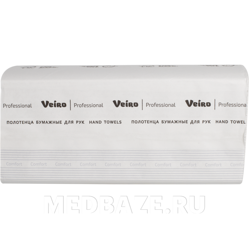 Полотенца бумажные в пачке, 2 сл., V-слож., (KV205.12), Professional comfort, 20 пачек/уп