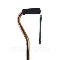 Трость инвалидная телескопическая металл., с центрированной рукоятью, бронзовый, AMCО45 BR, Amrus
