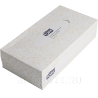 Салфетка бумажная косметическая, 2 сл., (120380), Tork Premium (F1), 100 шт/уп