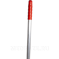 Ручка алюминиевая для флаундера, 140 см, d 22 мм, (R0232), красная