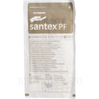 Перчатки хирургические латексные Santex PF, размер 7.0, текстурированные