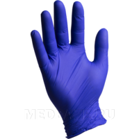 Перчатки нитриловые PF Nitrylex Protect, размер M, текстурированные, 100 пар/уп