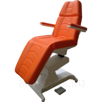 Кресло процедурное с электроприводом "Ондеви-2", с прямыми подлокотниками, с ножной педалью управления