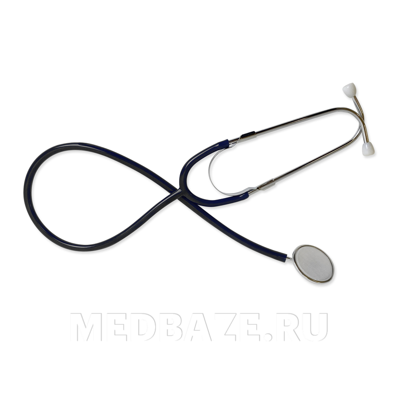 Стетоскоп мед. односторонний медсестренский, мембрана 44 мм, черный, 04-AM300 BK, Amrus