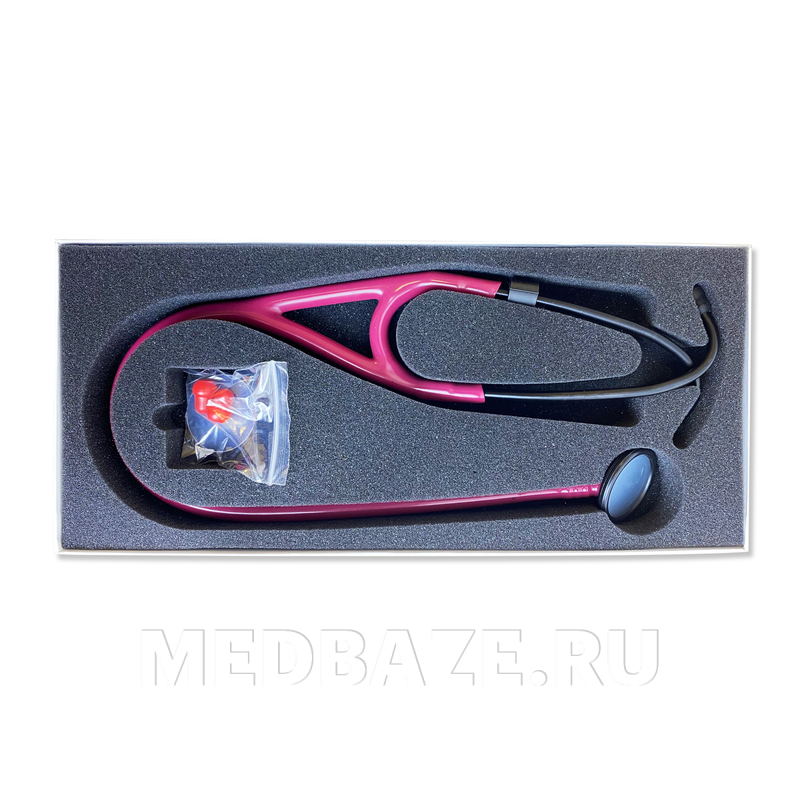 Стетоскоп мед. терапевт., чувствит. мембрана 44 мм, красный, 04-AM404 RD Deluxe, Amrus