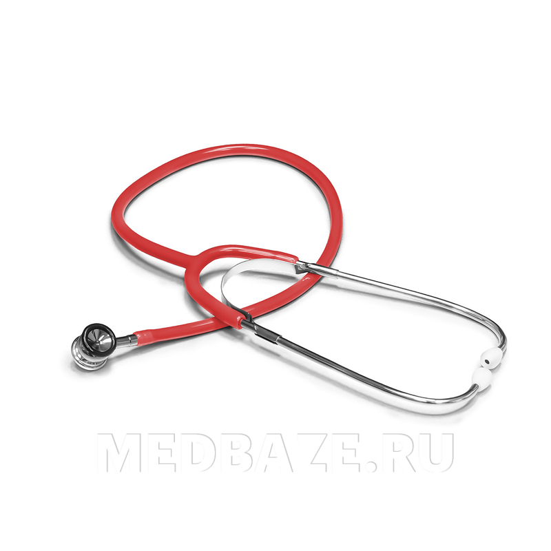 Стетоскоп мед. двухсторонний неонатальный, мембрана 22.6 мм, воронка 21 мм, красный, 04-AM513 RD, Amrus