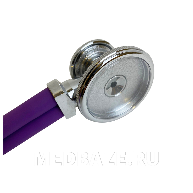 Стетоскоп мед. Раппопорта, 5 вар. комплектации, 2 пары ушных олив, фиолетовый, 04-AM602 PP, Amrus