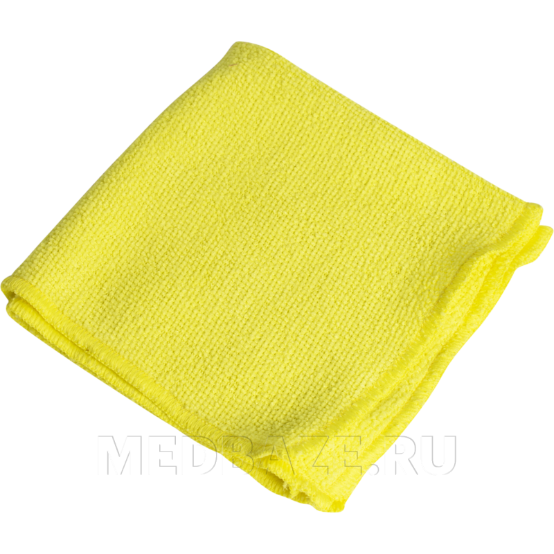 Тряпка для пола микрофибра, без упаковки, 50*60 см, желтый, ХозГрад