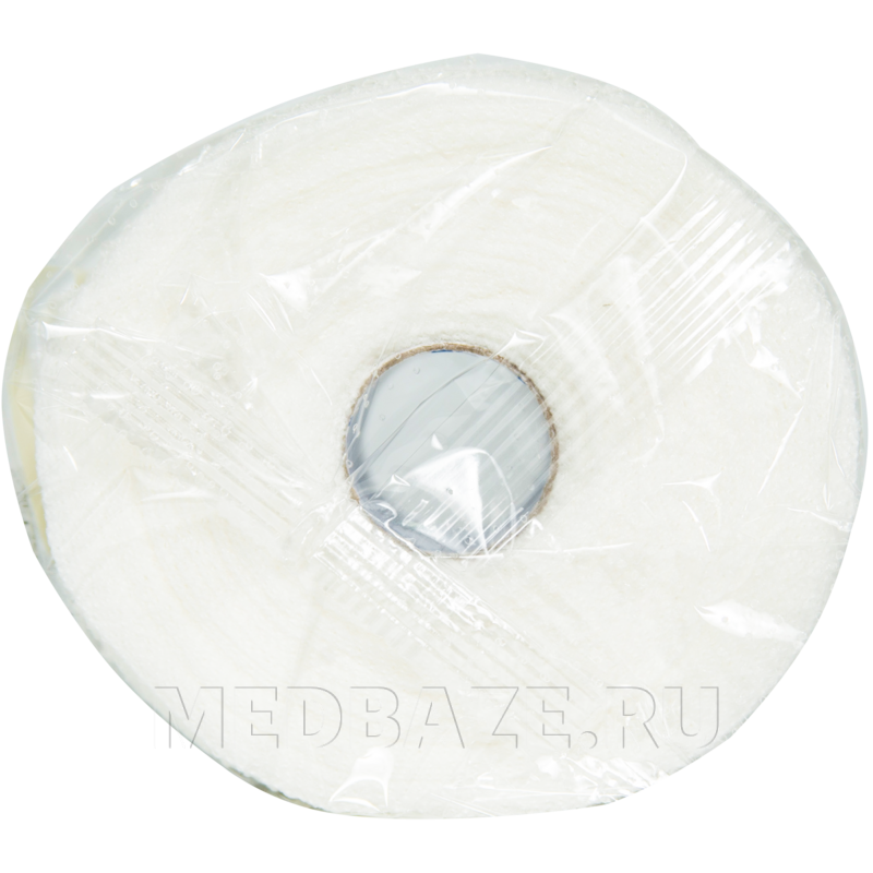 Бинт эластичный, самофиксирующийся, белый, 6 см*20 м, EM-Fix haft, Евромед