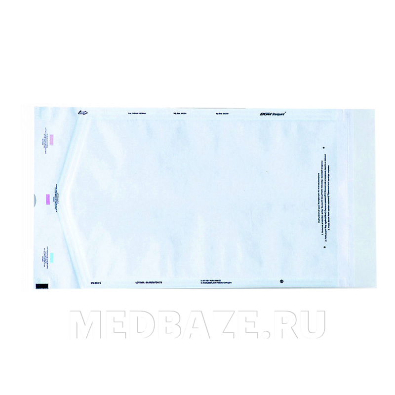 Пакет для стерилизации самоклеющийся (пленка) 100*240 мм, DGM, 100 шт/уп