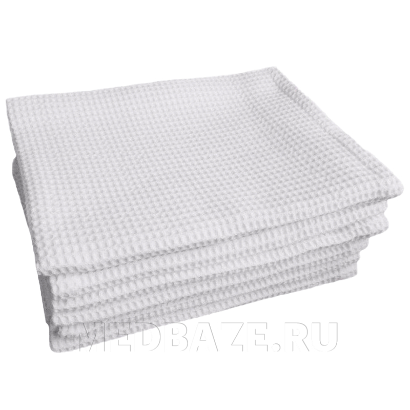 Вафельное полотенце 45*80 см, пл. 240 г/м2, белое