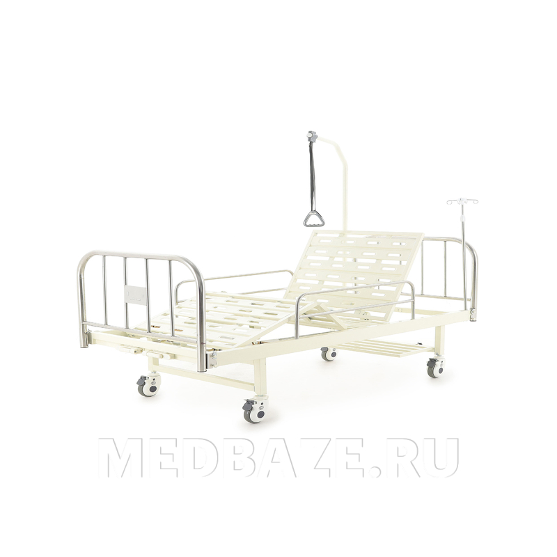 Кровать механическая Med-Mos F-8 (нержавеющая сталь)