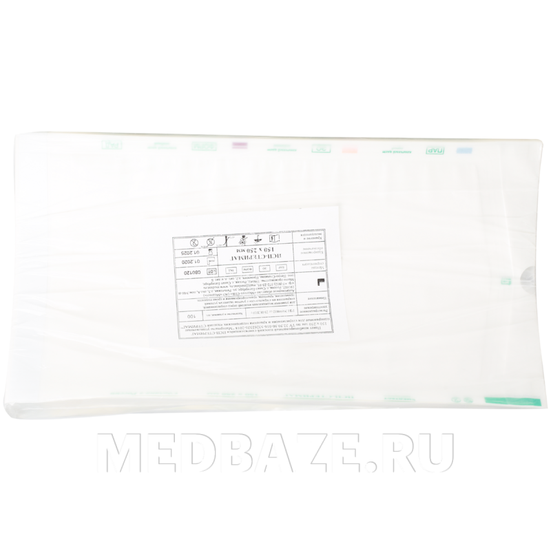 Пакет для стерилизации самокл. (пленка) ПСП 150*250 мм, МедТест, 100 шт/уп