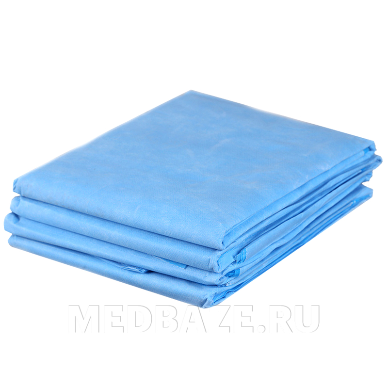 Простыни ламинированная, многослойная, пл. 60 г/м2, 2140*200 см, Здравмедтех, 10 шт/уп