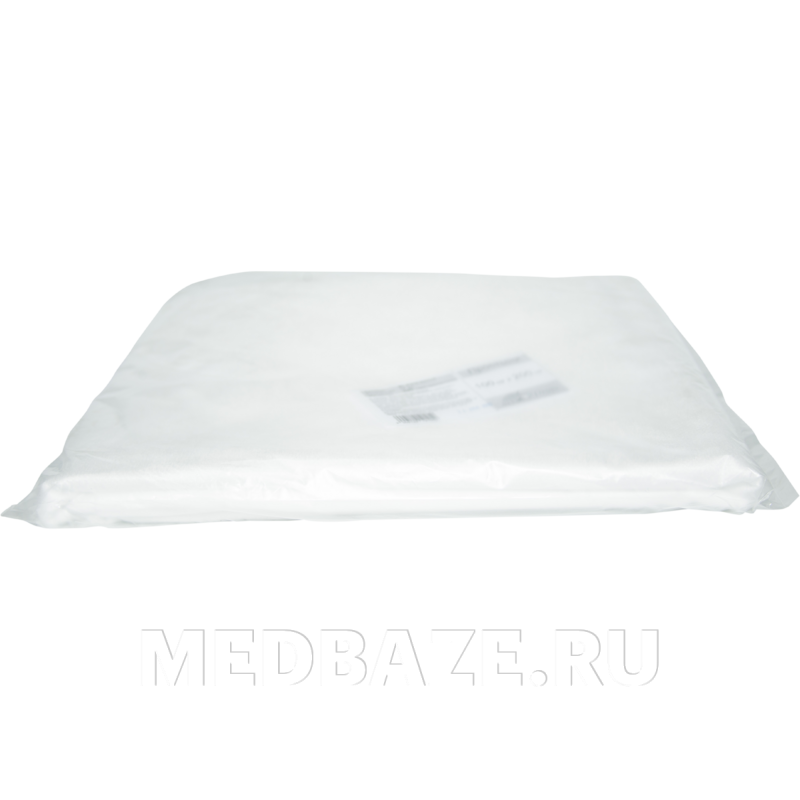 СМС Простыни в пачке пл. 20 г/м2, 100*200 см, белые (SL-P210), 10 шт/уп