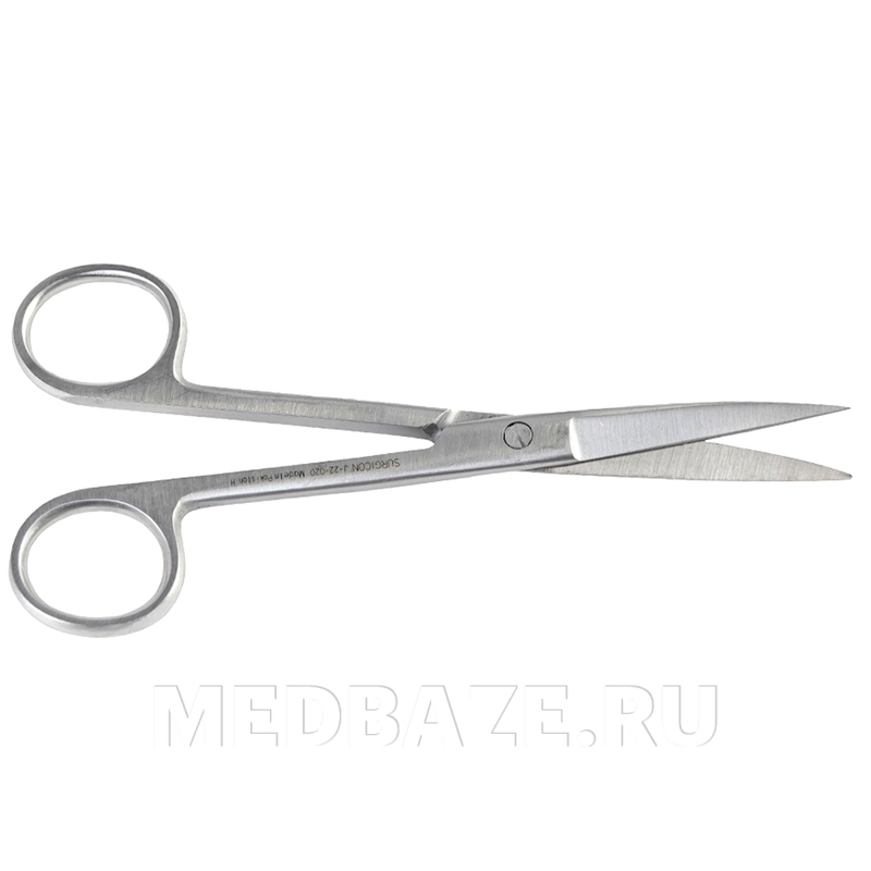 Ножницы остроконечные прямые 145 мм (J-22-020, 897771), Surgicon