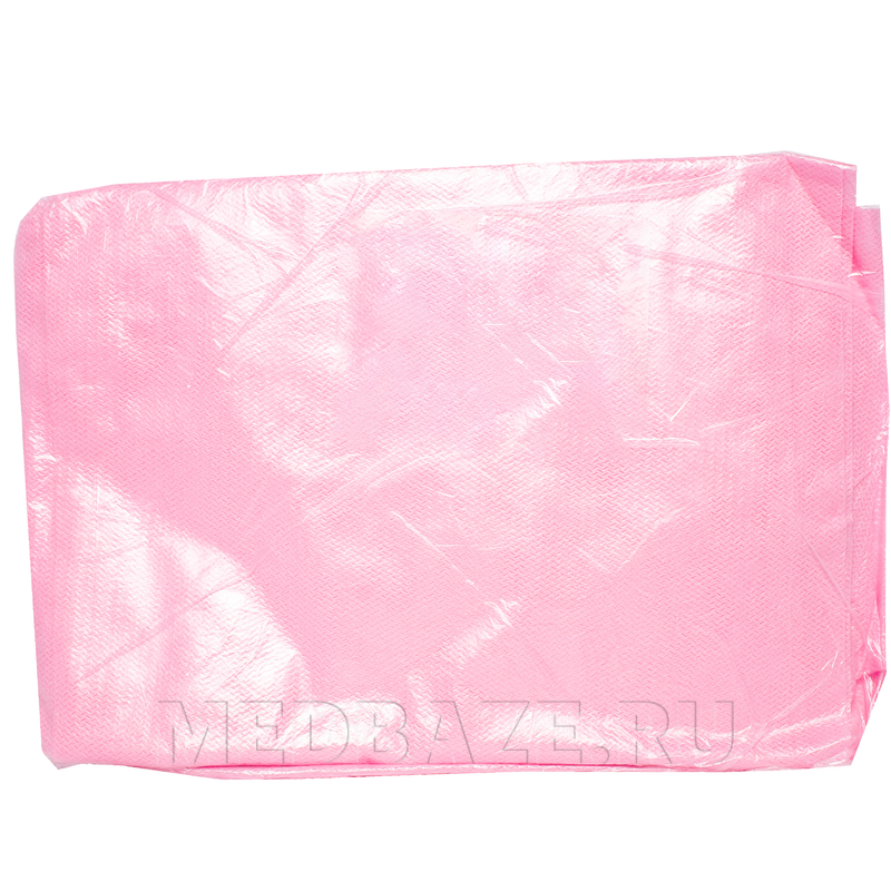 Чехол на кушетку, спанбонд, 210*90*15 см, розовый, (MCBCNP20), Safety, 10 шт/уп