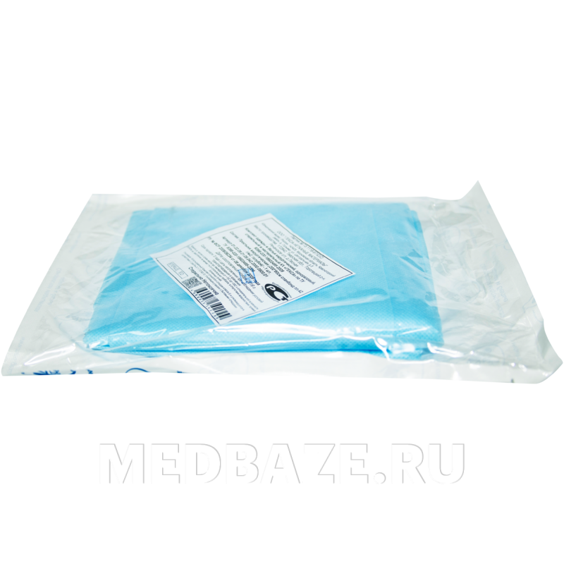 СМС Простыни стерильные хирургические в пачке, пл. 42 г/м2, 80*200 см, Гекса