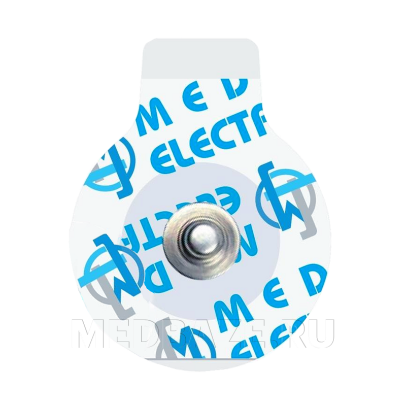 Электроды для ЭКГ одноразовые 32*25 мм, без коннекторов, твердогелевые (MSGST-27), Medico, 50 шт/уп