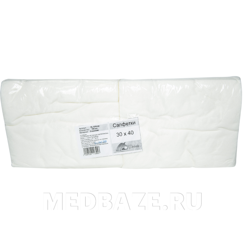СПС салфетки в пачке 30*40 см (SL-S34), 100 шт/уп