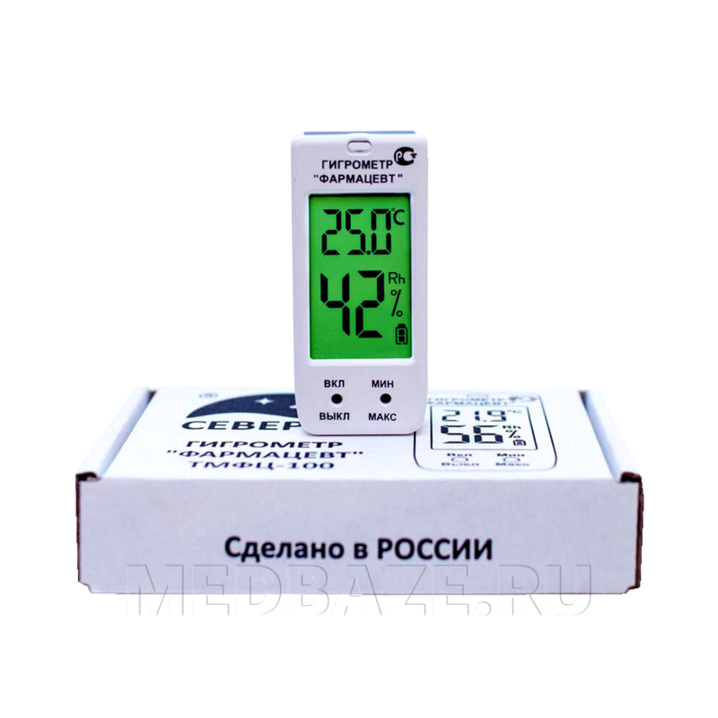 Термогигрометр ТМФЦ-100 Фармацевт, Фарм-Сиб