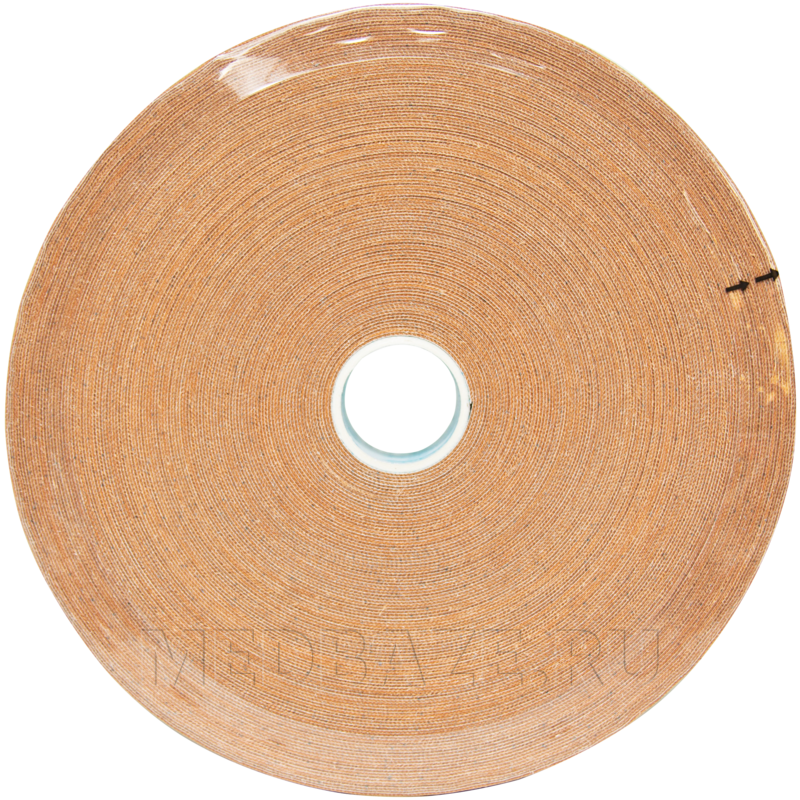 Бинт кинезиотейп BB Tape Max, усиленная фиксация, бежевый, 5 см*32 м