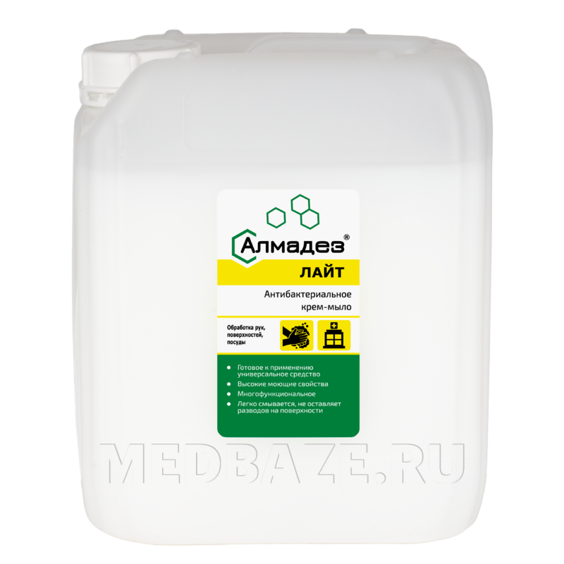 Алмадез-лайт, антибактериальное крем-мыло, 5 л
