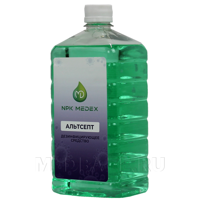 Альтсепт 1 л, антисептик, с крышкой, НПК Медэкс