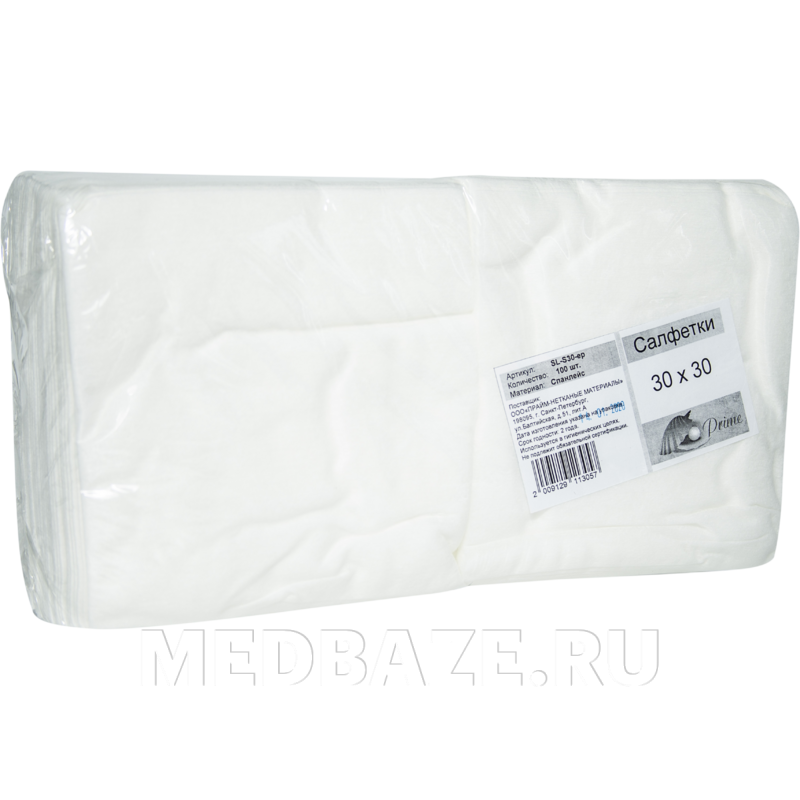 СПС салфетки в пачке 30*30 см (SL-S30), 100 шт/уп