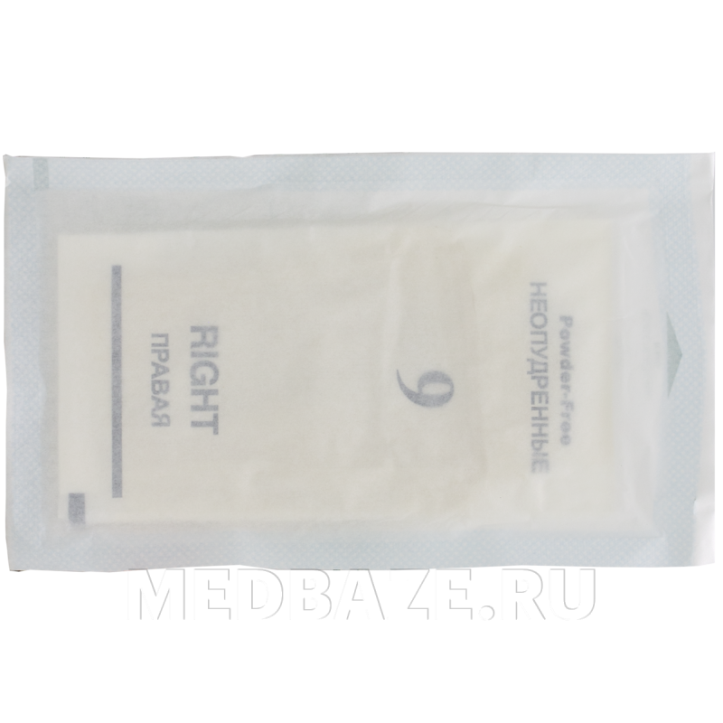 Перчатки хирургические латексные Альфатория, размер 9.0