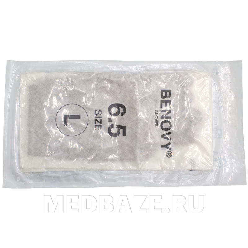 Перчатки Benovy Pro, размер 6.5 микротекстурированные, желто-коричневые (BSM19YB9510TNS83)