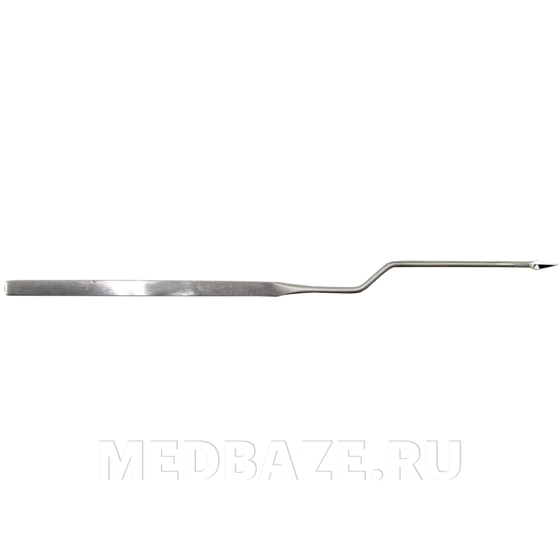 Нож (игла) парацентозный штыкообразный 175 мм*4 мм (П-37-281)