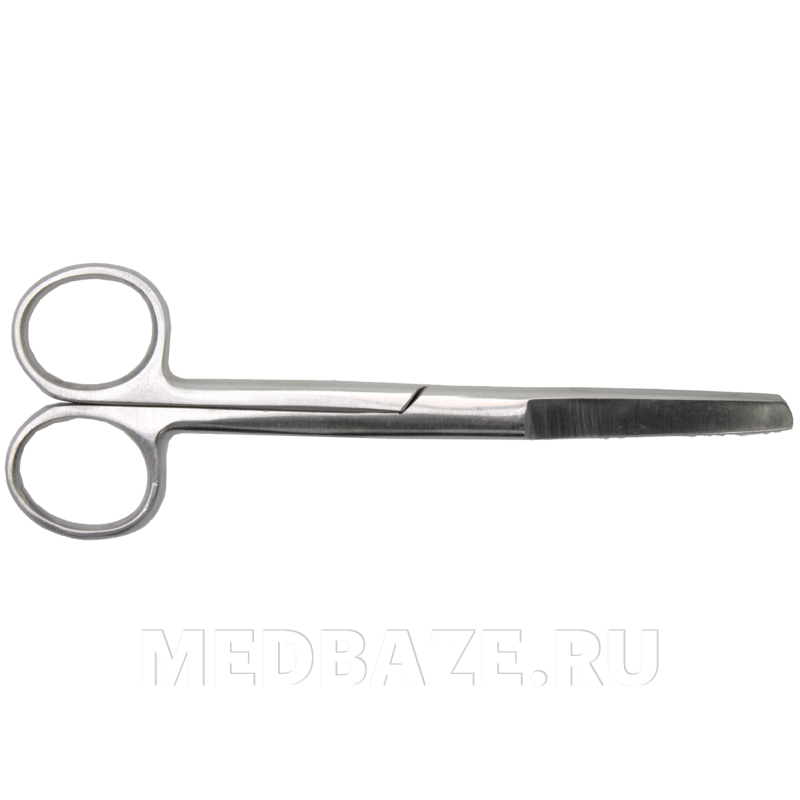 Ножницы с одним острым концом прямые 140 мм (П-13-112)