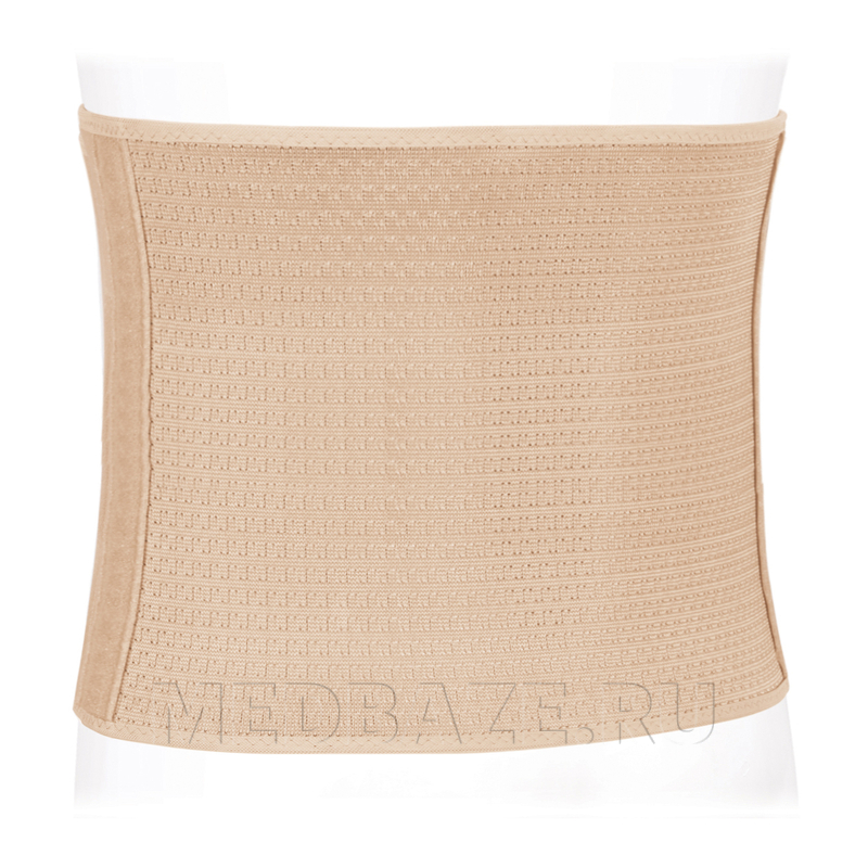 Бандаж послеоперационный абдоминальный, двойная утягивающая панель, высота 25 см, ПО-25P, Экотен