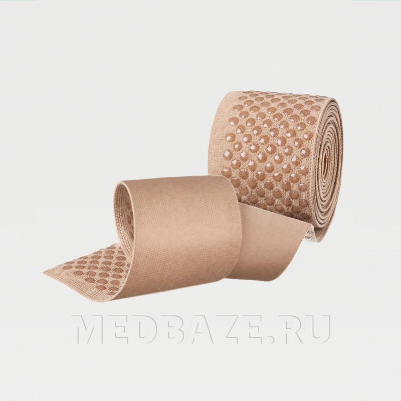 Чулки с простой резинкой на силиконовой основе с открытым носком Idealista ID-310, 2 класс компрессии, Экотен