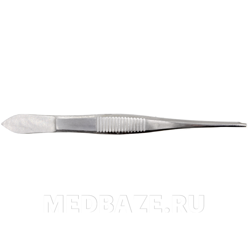 Пинцет многоразовый хирургический глазной большой прямой 100*0.6 мм (П-37-613)
