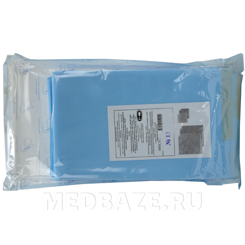 Комплект белья для ограничения операционного поля, стерильный, (КООП-01), Гекса