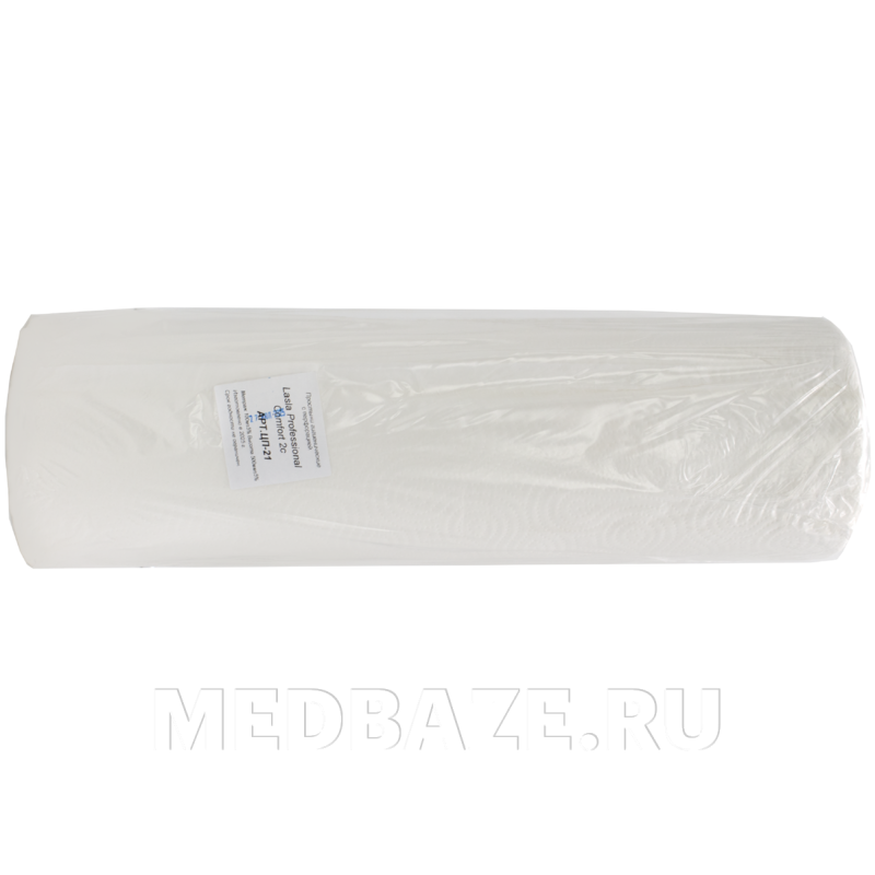 Простыня бумажная в рулоне, 2 слойные, Lasla Professional Comfort, перфорация, 50 см*100 м, 100 листов, (ЦП-21), 100 м/рулон