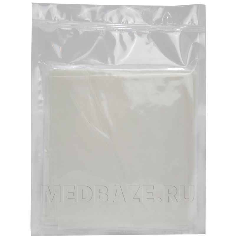 СПС салфетки в пачке, плотность 60 г/м2, фибрелла, стерильные, 70*70 см, (301144), EuroDay, 2 шт/уп