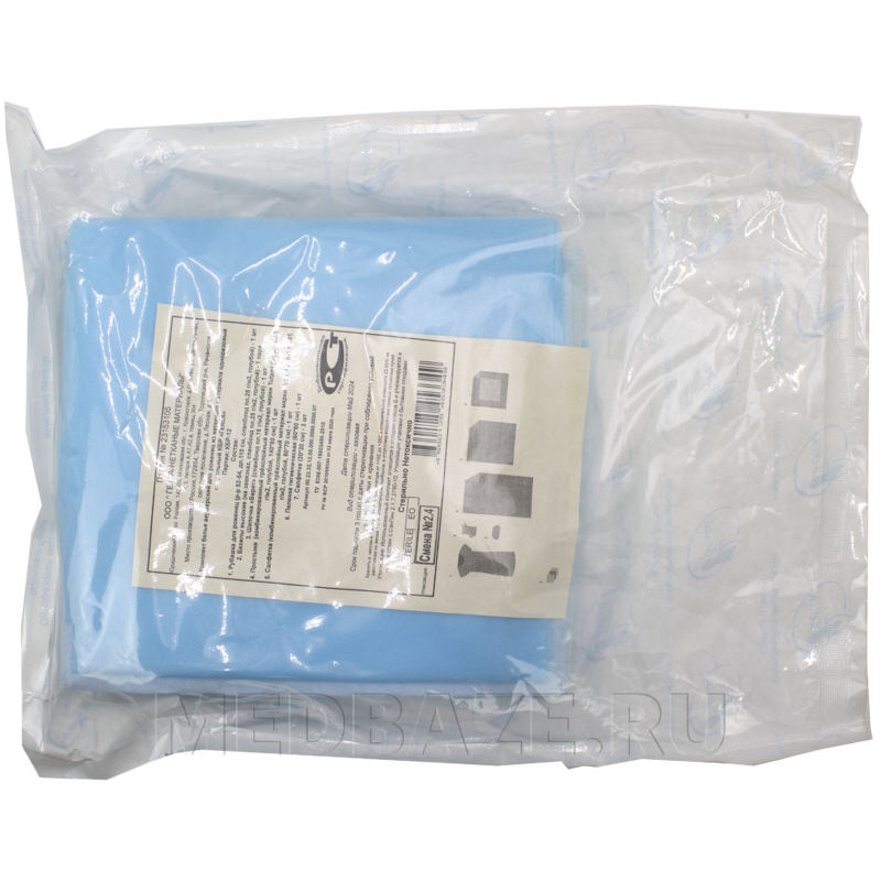 Комплект белья акушерский для рожениц, стерильный, (КБР-12), Гекса