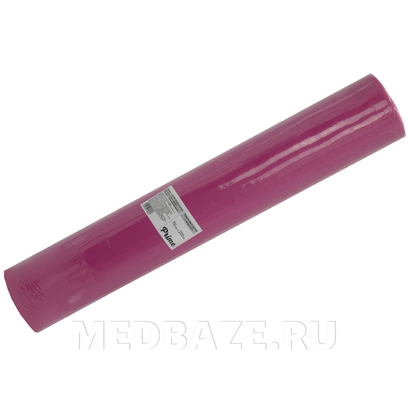 СМС простыни в рулоне, плотность 17 г/м2, 70*200 см, розовый, (EL-P27R), Optima, 100 шт/рулон