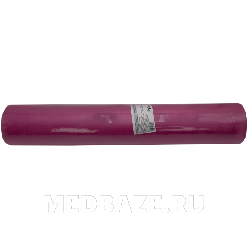 СМС простыни в рулоне, плотность 17 г/м2, 70*200 см, розовый, (EL-P27R), Optima, 100 шт/рулон