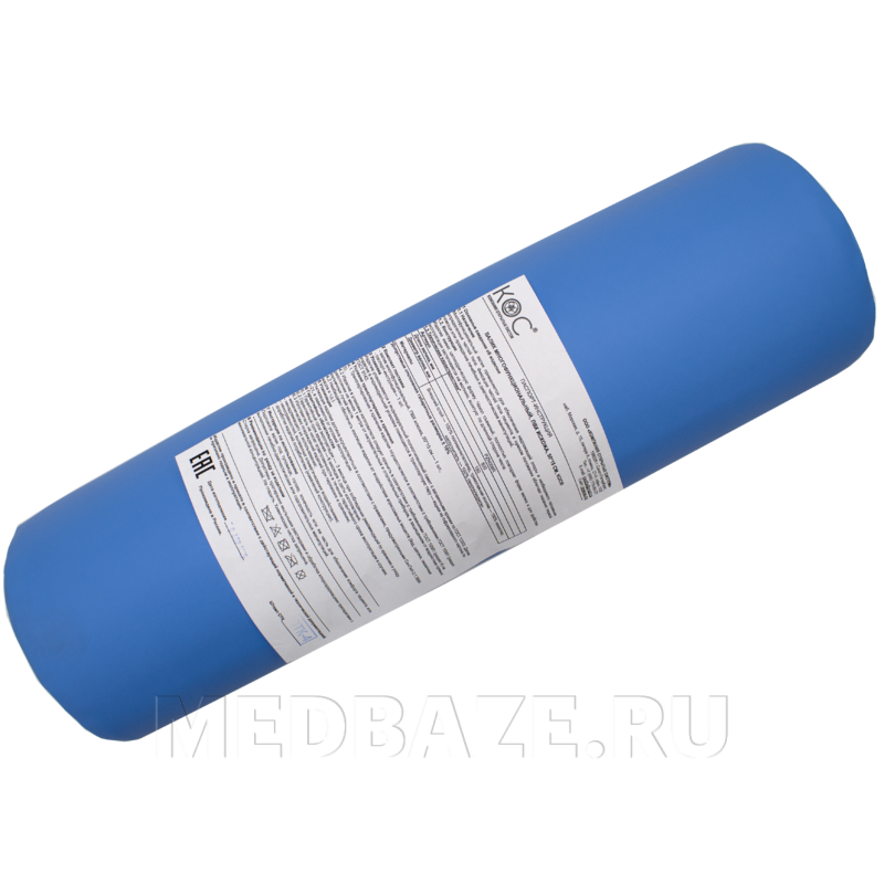 Валик подкладной, круглый, для массажного стола, Ø15 см, синий, КОС