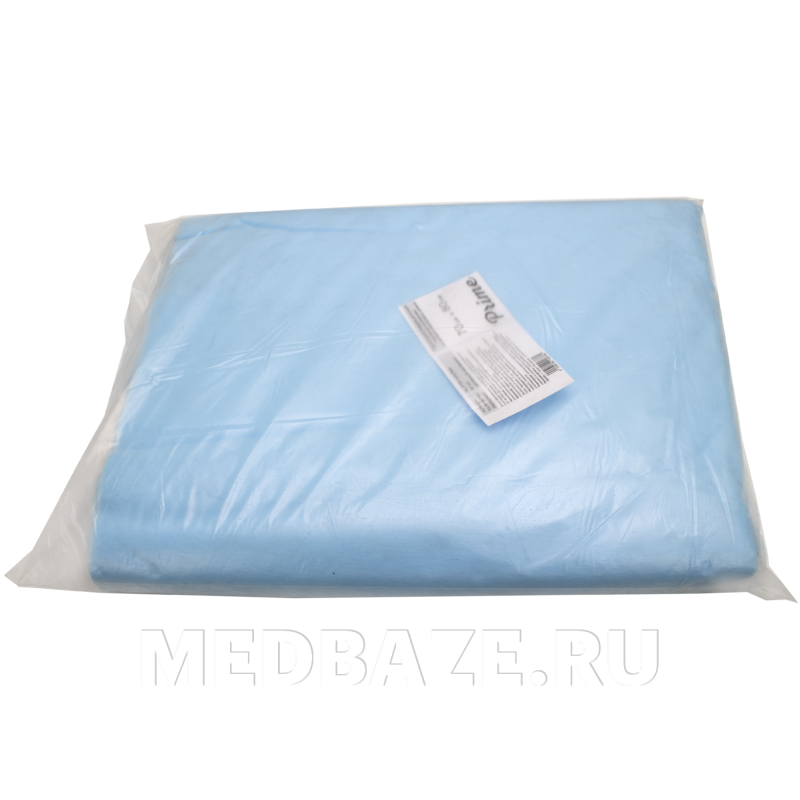 СМС простыни в пачке, плотность 25 г/м2, 70*80 см, голубой, (HL-P78), 50 шт/пачка