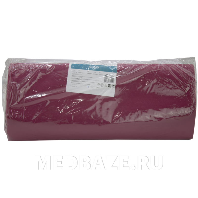 СПС салфетки в пачке, коврик, 40*50 см, бордовый, (03-438), Чистовье, 100 шт/пачка