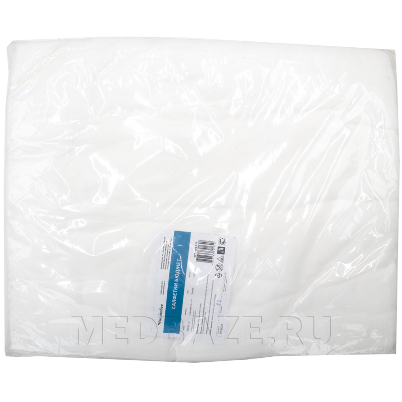 СПС салфетки в пачке, 30*40 см, Бюджет, (604-379), Чистовье, 100 шт/уп